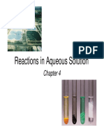 Reactions in Aqueous Solution