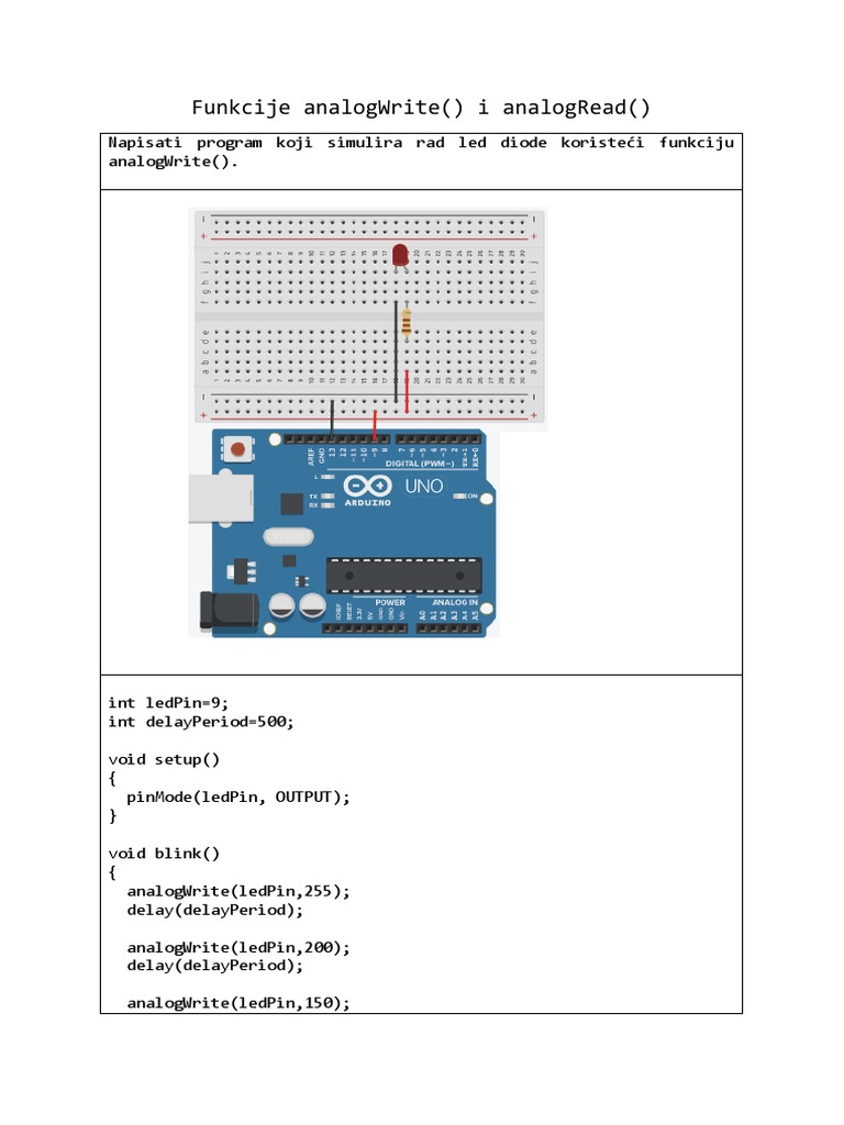 6 Analogwrite Analogread | PDF
