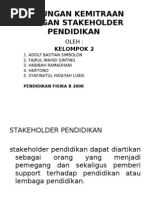 Hubungan Kemitraan Dengan Stakeholder Pendidikan