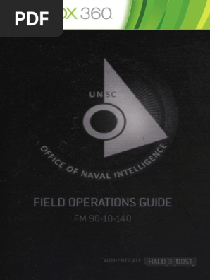 Halo 3 ODST Manual