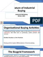 Chapter Four - The Nature of Industrial Buying