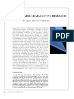 A Review of Mobile Marketing Research: Matti Leppäniemi, Jaakko Sinisalo and Heikki Karjaluoto