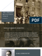 Spartacist Uprising & The German Revolution 1918-19: by Zayan 10A