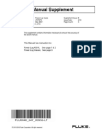 Manual Supplement: This Manual Has Instruction For: Power Log 430-II, See Page 1 & 2 Power Log Classic, See Page 3