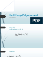 P1. Limit Fungsi Trigonometri bagian 1 (XII-MIPA2)
