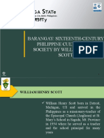 Barangay Sixteenth Century Philippine Culture and Society