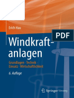 Windkraftanlagen Grundlagen. Technik. Einsatz. Wirtschaftlichkeit by Erich Hau (Auth.)