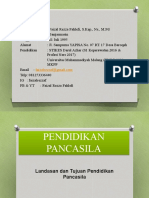 Landasan Dan Tujuan Pendidikan Pancasila