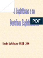 O Espiritismo e As Doutrinas Espiritualistas (PBDE)