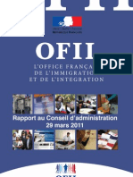 Rapport 2010 OFII Office Français Immigration Intégration - 29 mars 2011
