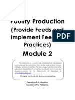 9 TLE - Poultry Production - Module 2 - Provide Feeds