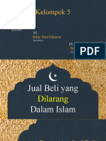 Agama Kelompok 5 - Jual Beli Yang Dilarang Dalam Islam