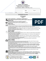 D Epartment of E Ducation: Business Math