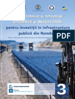 Soluţii Tehnice Şi Tehnologii Eficiente Şi Inovatoare Pentru Investiţiile În Infrastructura Publică Din România Raport Final