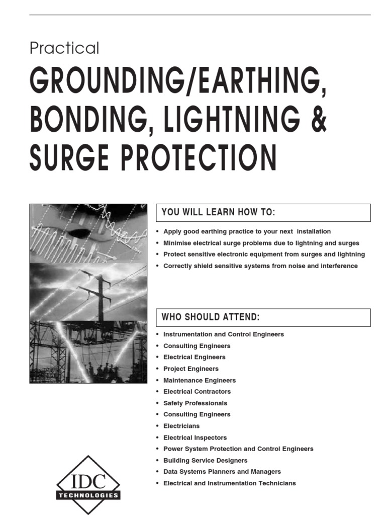 Lightning Protection and Earthing Workshop | PDF | Electricity ...