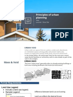 Principles of Urban Planning: Lecturer: Stran Star