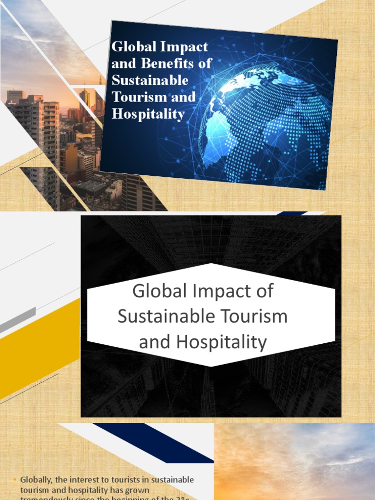 Global Benefits of Sustainable Tourism | PDF | Tourism | Sustainability