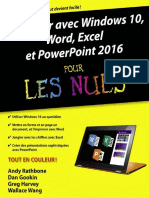 Démarrer Avec Windows 10, Word, Excel, PowerPoint