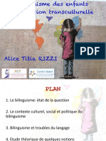 Bilinguisme ELAL Cours RIZZI