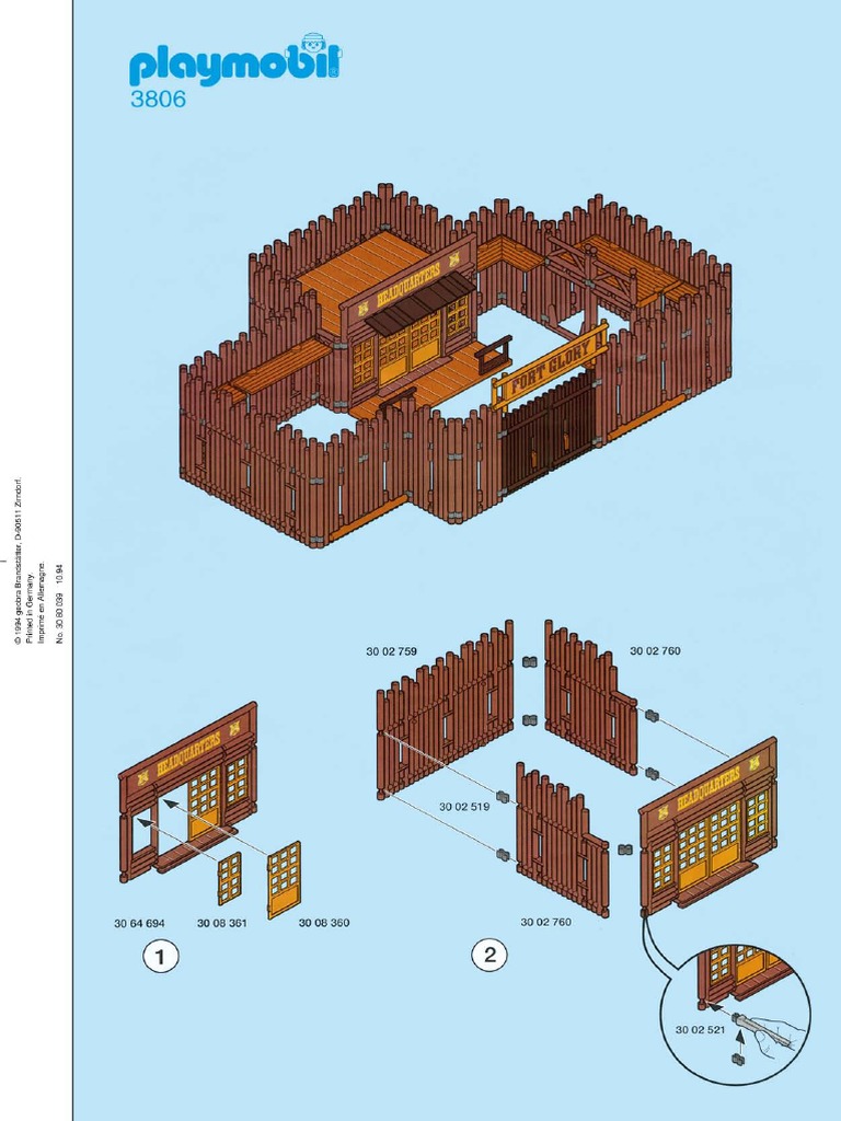 Playmobil 2024 fort brave