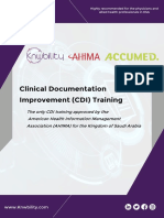 Clinical Documentation Improvement (CDI) Training