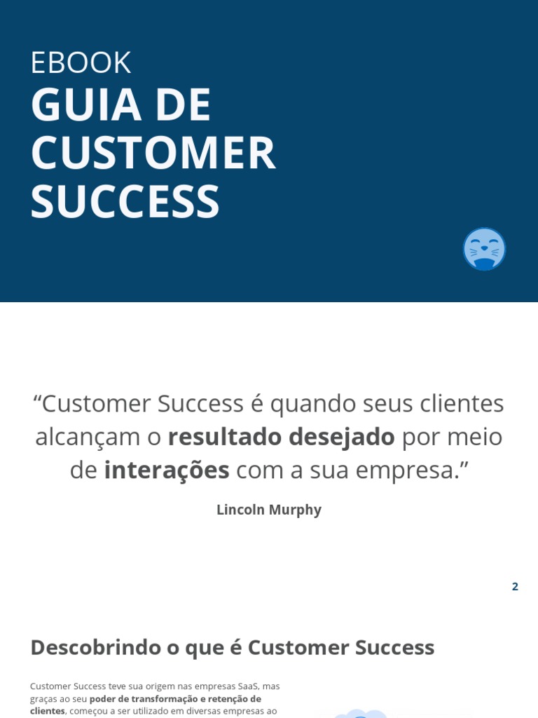 Ebook - Guia de Customer Success | PDF | Marketing | Software como serviço