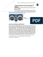 Chapter #1: Detect Distance With The Ping) ) ) Ultrasonic Sensor