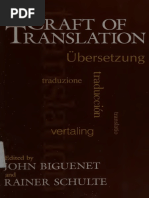 The Craft of Translation by John Biguenet & Rainer Schulte | PDF ...