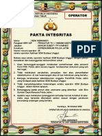 Pakta Integritas Per Operator-1