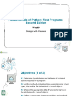 Fundamentals of Python: First Programs Second Edition: Design With Classes