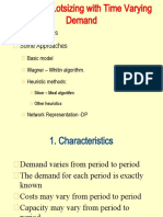 Chapter 3 -Single Item - Lotsizing With Time Varying Demand