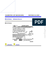 CALIBRATION: 5-ZF1-B60-508 (DUR2) Mustang 4.0L Sohc: MBC (50 States) Calibration Parts List