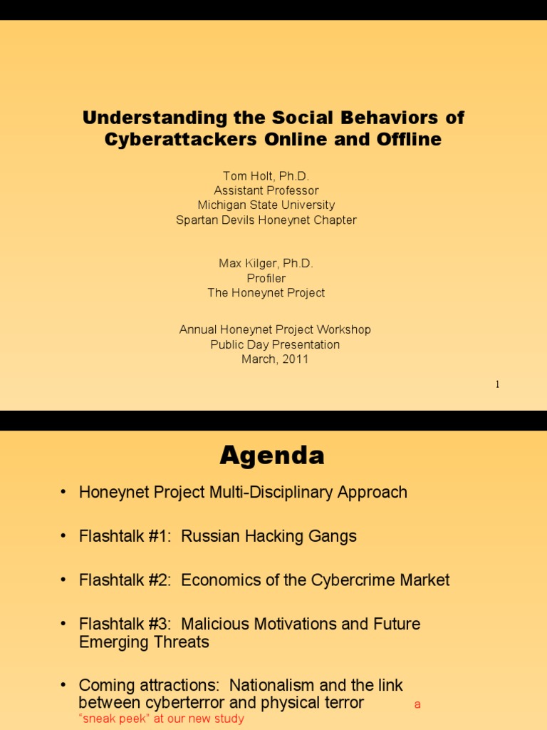 Cyberattackers' Social Behaviors Explained | PDF | Computer Security ...