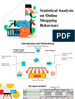 Statistical Analysis of Online Shopping Behaviour and Trends