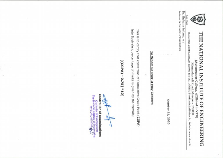 Conversion Certificate | PDF