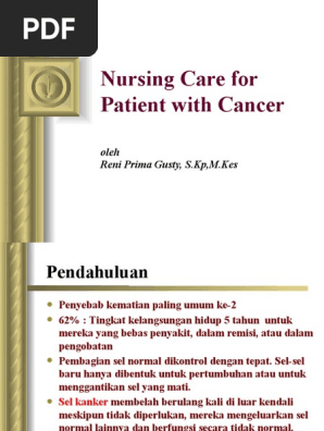Cancer Concept Pdf