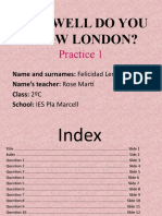 How Well Do You Know London Correction