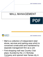 Mall Management: Amity Business School