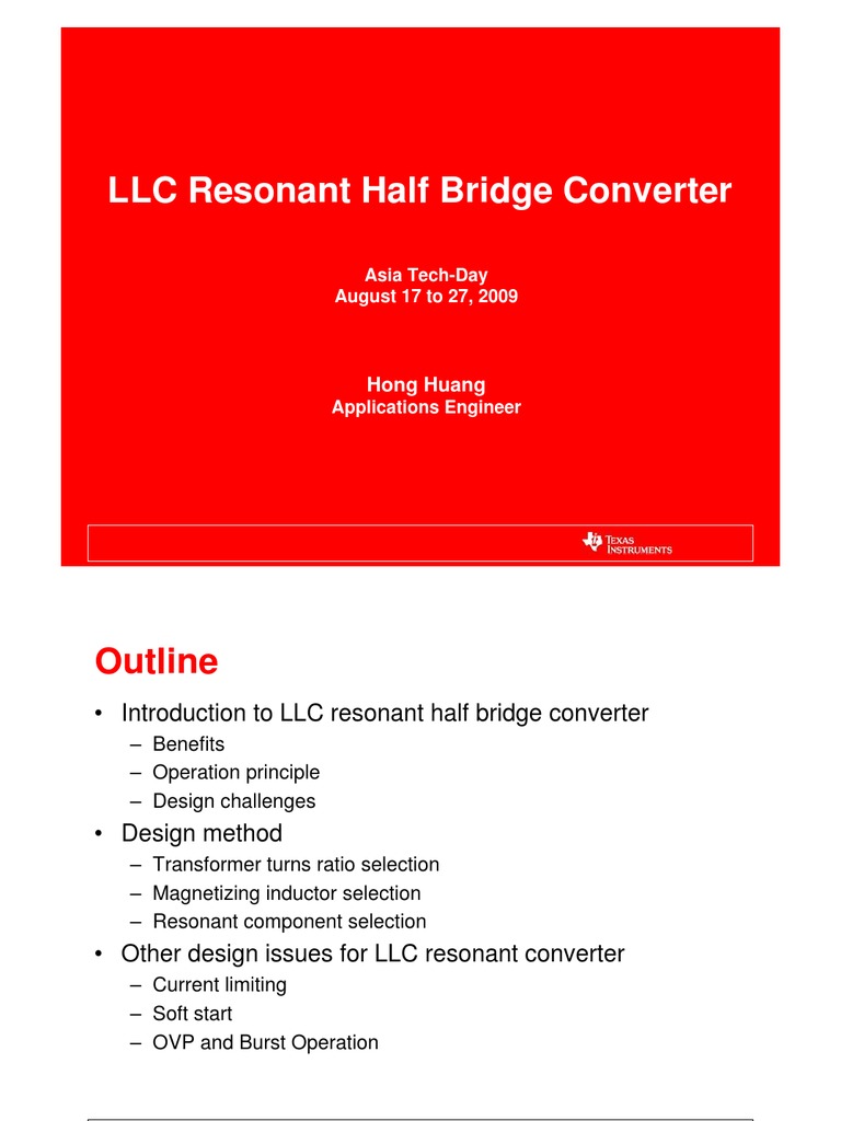 1401.power 5Half Bridge Converter Design PDF Inductor