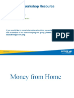 Money From Home 10 Easy Steps - National Workshop Resource - Nov18