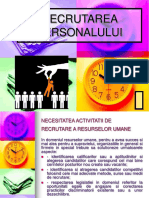 Procesul de Recrutare