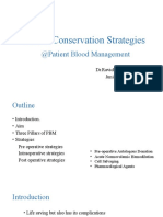 Blood Conservation Strategies