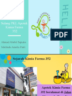 Sidang PKL Apotek Kimia Farma 352: Ahmad Ababil Saputra Meilinda Amelia Putri