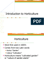 Horticulture Introduction