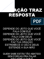 A Oração Traz Resposta