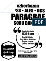 Pegem Ezber Bozan Paragraf YKS - KPSS - DGS - ALES