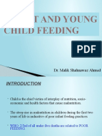 Infant and Young Child Feeding: Dr. Malik Shahnawaz Ahmed