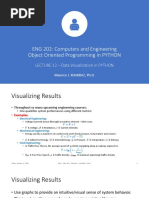 ENG 202: Computers and Engineering Object Oriented Programming in PYTHON