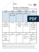 Calendar of Releases: Financialdata