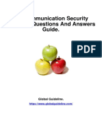 Telecommunication Security Interview Questions and Answers Guide